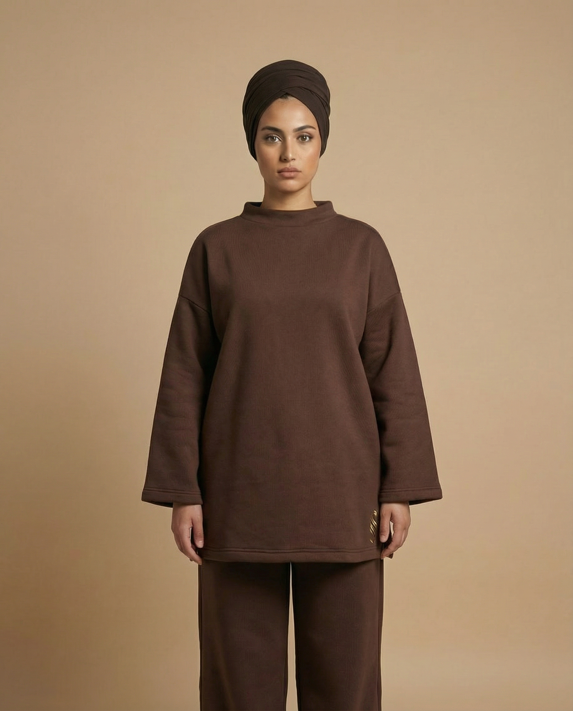 Ensemble Sweat Oversize – Chocolat