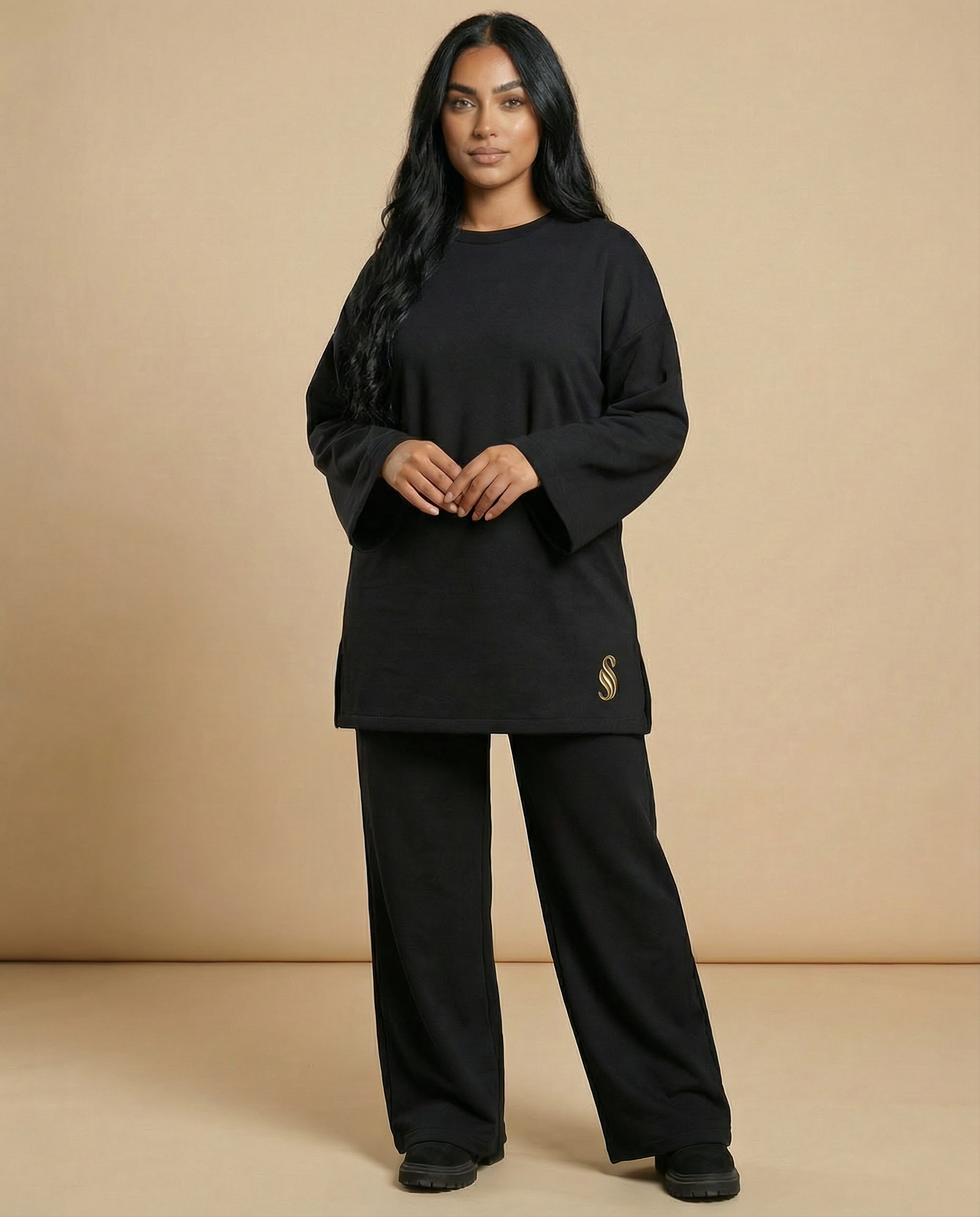 Ensemble Sweat Oversize – Noir