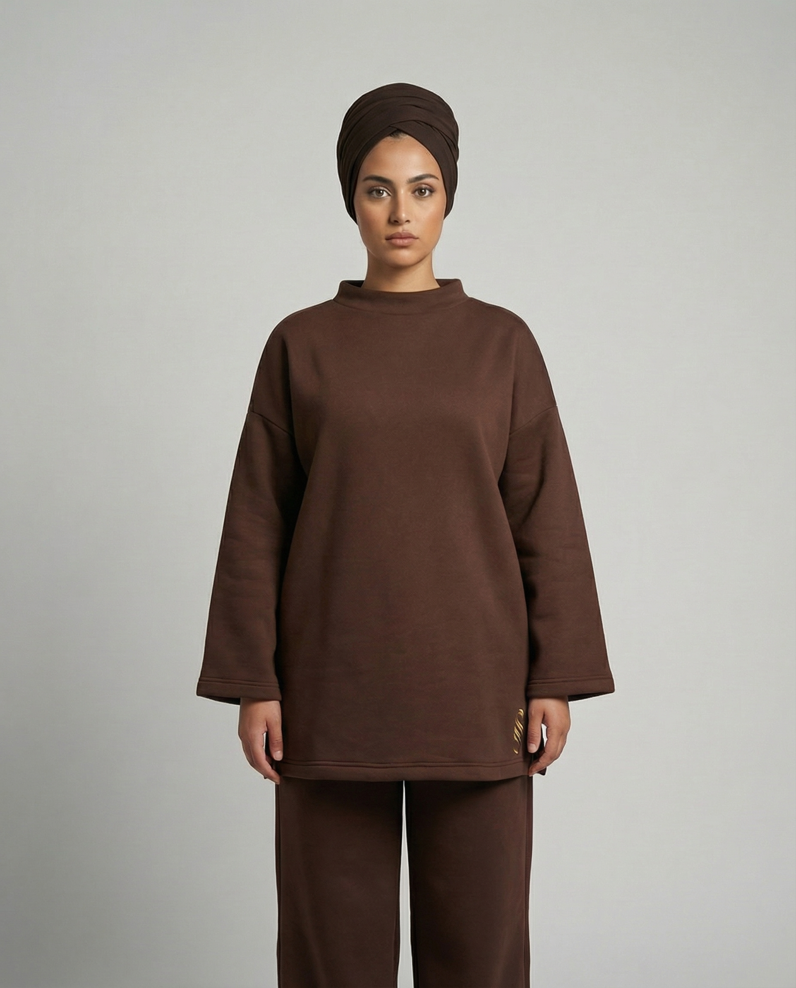 Ensemble Sweat Oversize – Chocolat