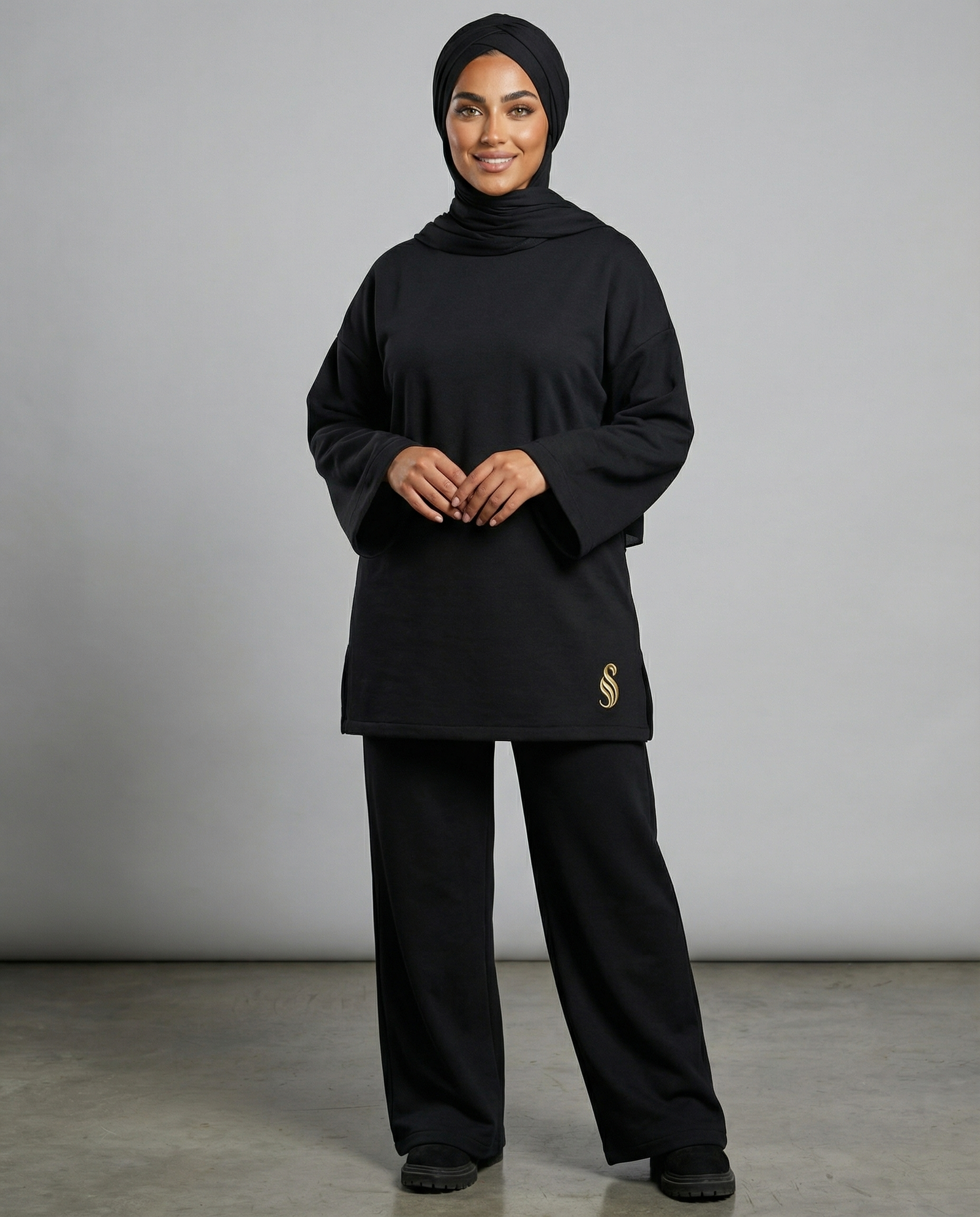 Ensemble Sweat Oversize – Noir